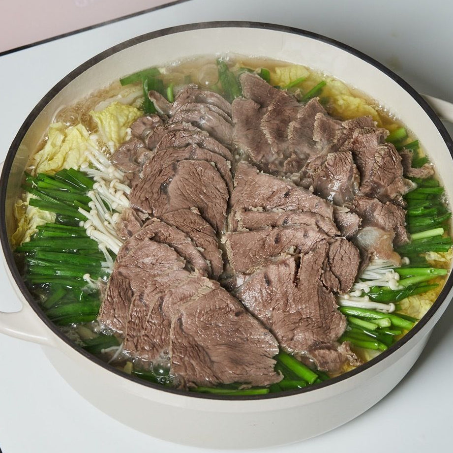소고기 아롱사태 수육전골 밀키트