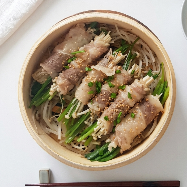 우삼겹 야채찜 밀키트