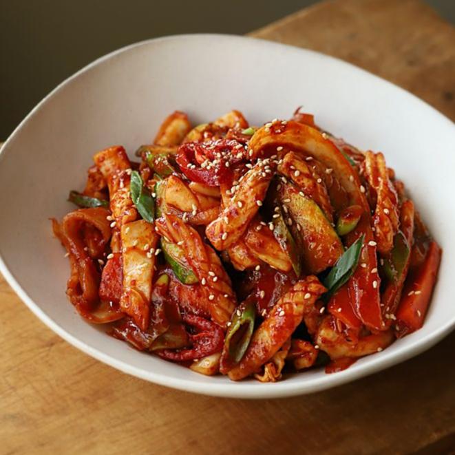 매콤 오징어볶음 밀키트