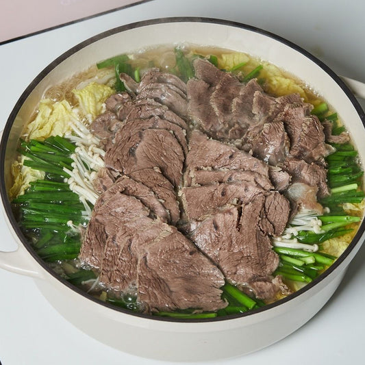소고기 아롱사태 수육전골 밀키트